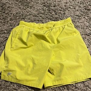 Comfortable athletic shorts( stretchy, yellow)